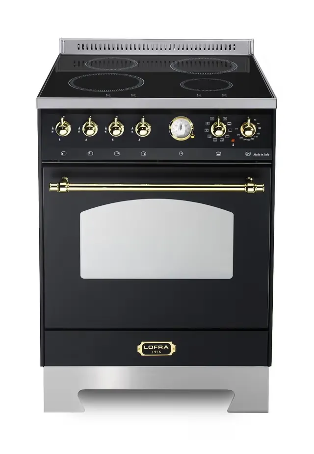 Lofra - Dolce Vita 60 cm (1 ovn) (Svart/Messing) Induksjon