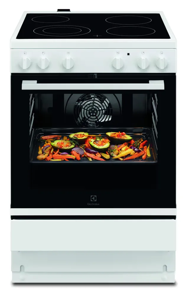 Electrolux 500 Keramisk komfyr LKR64004NW (60cm)