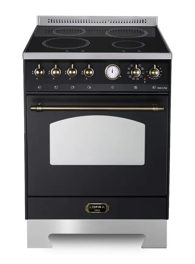 Lofra - Dolce Vita 60 cm (1 ovn) (Svart/Bronse) Induksjon