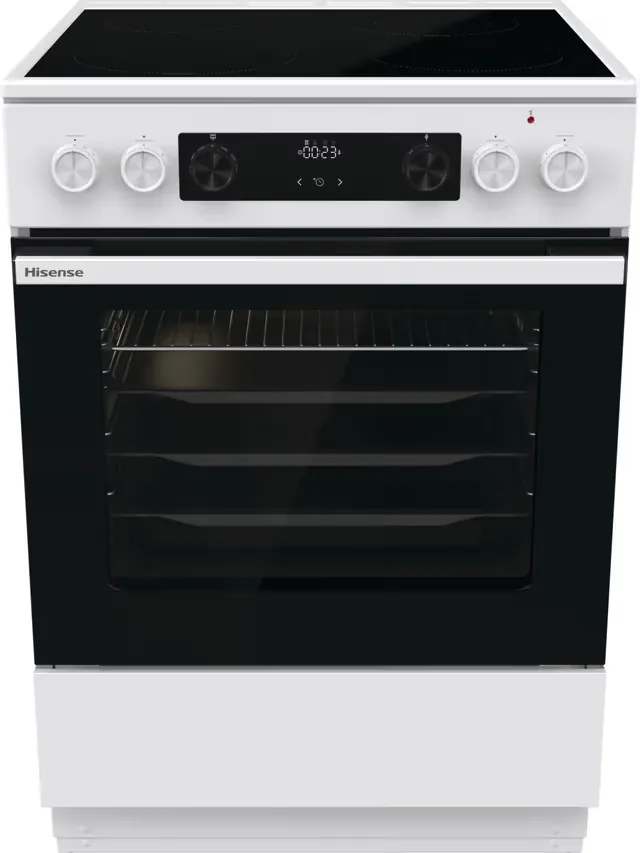Hisense Keramisk komfyr H2CC8647WB (60cm)