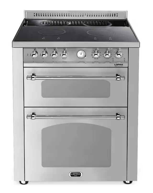 Lofra Komfyr - Dolce Vita 70 cm (2 ovner) (Rustfri/Krom) Induksjon