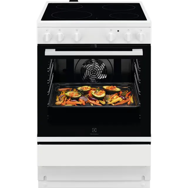 Electrolux 500 Keramisk komfyr LKR64000NW (60cm)